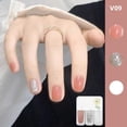 thumbnail image 2 of Riforla Three Color Nail Polish No Baking Quick Drying Set Durable Tearable Water Based Manicure 1ml Nail Polish, 2 of 4