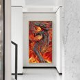 thumbnail image 4 of Cuadros Decorativos 5D Full Round Drill Diamond Painting Flame Dragon Kit Wall Art Craft (Y454) Sywqhk Nuevos Originales, 4 of 9