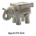thumbnail image 3 of Portavelas de resina con forma de Animal, candelabro, adornos de mesa para cena, Navidad, vacaciones, boda, fiesta, decoración del hogar, elefante, 3 of 5