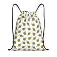 thumbnail image 1 of Saiise Cute Little Bee Pattern Sports Drawstring Backpack - String Swim Gym Bag with Wet Proof Pocket for Women&Men-Medium, 1 of 6