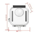 thumbnail image 5 of Transparent Protective Cover For Max2 Cameras High Strength Waterproof Diving Case Quick Release Lock Enhances Stability, 5 of 5