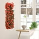 thumbnail image 5 of Guirnalda de flores artificiales de 68 cm con rosas y violetas | Enredadera floral de seda para decoración de bodas, caminos de mesa para fiestas y decoración del hogar | Flores artificiales, 5 of 7
