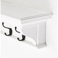 thumbnail image 7 of Home Wall Decorative Antique Brass Hardware 8 Hook Coat Rack 130Cm - White, 7 of 7