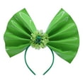 thumbnail image 4 of Wmhnj Set de accesorios para el cabello del Da de San Patricio con diadema de plstico verde y adorno cilndrico para adultos y niños, 4 of 5