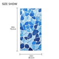 thumbnail image 3 of Blue Glass Gradient Face Towel Absorbent Hand Towels Bath Sport Gym, 3 of 5