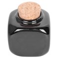 thumbnail image 1 of BRIGHTFUFU Botella líquida de manicura de cerámica, práctica botella de corcho de madera, taza para medicina de uñas, color negro, 1 of 7