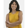 thumbnail image 4 of Time and Tru Women’s Sleeveless Knit Swing Dress, Sizes XS-XXXL, 4 of 4