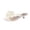 White, variant on Willtoo Willtoo Jelly Sandals for Women Flower Decor Kitten Heel Clear Thong Sandals Square Open Toe Flip Flops Shoes
