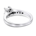 thumbnail image 2 of Ladies 14K Natural 0.9 Ctw Diamond Designer Engagement Ring For Her (White Gold Size 9), 2 of 3