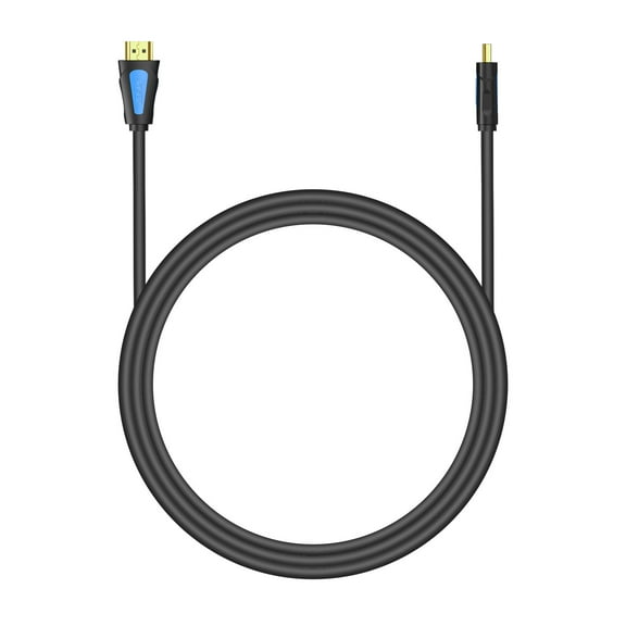 High - Speed HDMI Cable (18 Gbps, 4K) - 4.9 Feet, Version 2.0, Supports 3D, 4K, ARC, for Computer, TV, Projector, Share Internet Connection