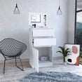 thumbnail image 4 of FM FURNITURE Commode Céleste en Bois d'Ingénierie pour Chambre, Blanc, 4 of 7
