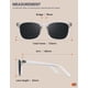 thumbnail image 5 of Gafas de Sol TIJN Polarizadas Clásicas Cuadradas UV400 para Hombre y Mujer, 5 of 7