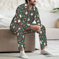 thumbnail image 7 of Sikiie Santa Claus Mens Pajama Set, Soft Warm Long Sleeve Sleepwear, Cozy Button-Down Pjs for Men-XX-Large, 7 of 7