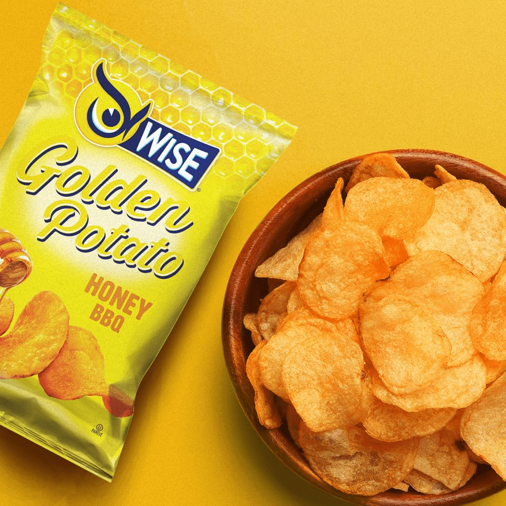 Wise Foods Honey BBQ Potato Chips, 4-Pack 7.5 oz. Bags