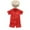 Red, variant on Esaierr Esaierr Kids Baby 2Pcs Summer Pajamas Pjs Set for Boys Girls,1-5Y Toddler Short Sleeve V-Neck Sleepwear Buttons Lapels Solid Color Loungewear Outfits Kids Home Suit
