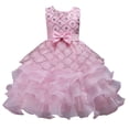 thumbnail image 2 of ATOGUTA Birthday Dresses for Girls Pink Sleeveless Tulle Formal Wedding Pageant Party Fancy Princess Ball Gown Dresses 3T-15, 2 of 6