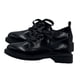 thumbnail image 3 of Zapatos de vestir para niña, estilo británico negro, suela gruesa, cabeza redonda, tacón estable, zapatos de uniforme para niñas para la escuela, oficina, fiesta, negro, 36, talla EU, 3 of 12