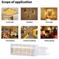 thumbnail image 4 of Lámparas de techo y pared versátiles, 3 opciones de color, ilumina tu hogar 6 bombillas G9 de 66 LED, 9 W, 85-265 V, 4 of 8