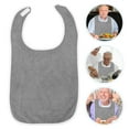 thumbnail image 4 of MRLESS Adjustable Adult Bib for Eating and Feeding, Clothing Protector for Elderly, Special Needs, Mealtime, Makeup, and Face Washing, 4 of 6