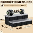 thumbnail image 3 of Kojem SPA Step for Hot Tub Outdoor Indoor SPA Slip-Resistant w/ Storage Grayish, 3 of 12
