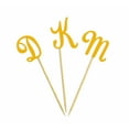 thumbnail image 3 of Darling Souvenir Custom Initials Wedding Cupcake Toppers Personalized Party Dessert Decorations - Pack Of 20, 3 of 3
