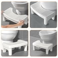 thumbnail image 3 of Luxshiny Potty Training Stool Squatting Toilet Stool ABS Rectangular 1Set, 3 of 8