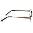 thumbnail image 3 of Men's Samson Rectangular Reading Glasses, Dark Gunmetal/Transparent, 52 mm + 2.75, 3 of 5