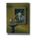 thumbnail image 1 of Epic Graffiti 'Heron And Goldfish' by Harro Maass, Canvas Wall Art, 26"x34", 1 of 8