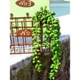 thumbnail image 3 of Coofit 2PCS Artificial Hanging Plant DIY String of Pearls Fake Plant Fake Succulent, 3 of 6