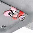 thumbnail image 2 of Custom-Fit Sunglasses Clip Sun Visor Accessories, Leather Magnetic Glasses Clip, 2 of 5