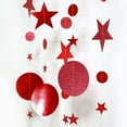 thumbnail image 3 of Circle Dot Garland Decorations Glitter Star Garlands Streamer Backdrop Hanging Banner Decorations for Kids Planet constellation Birthday/Bday Party Wedding Anniversary Engagement, 3 of 5