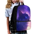 thumbnail image 2 of Jeiento Galaxy 17 Inch Kids Backpack Set of 5 for Girls Cute Cat Lightweight School Bag with Lunch Bag, Pencil Case and Bookmarks Breathable School Backpack for 9-12 Years Old, 2 of 8