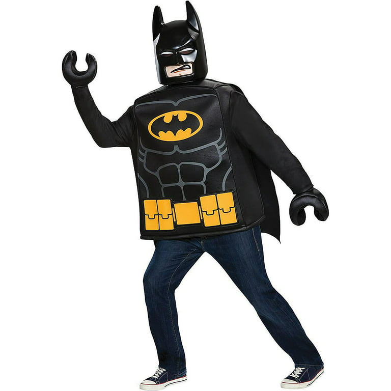 Peru Uenighed Sprout Lego Batman Batman Men's Adult Halloween Costume, One Size, (42-46) -  Walmart.com