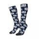 thumbnail image 3 of Camiones de correo: calcetines con diseño en azul, accesorios para mujeres y hombres, calcetines de vestir flexibles, 3 of 4