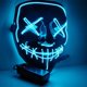 thumbnail image 4 of Halloween En Forma De V Brillante Máscara Fiesta Cosplay Luz De Neón Fluorescente Led Fría, 4 of 4