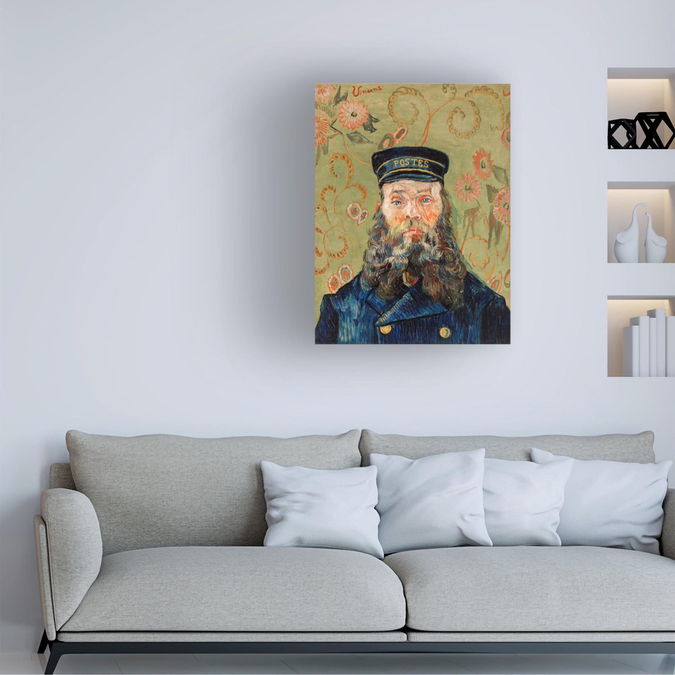 Trademark Fine Art Pictufy  The Postman Canvas Wall Art