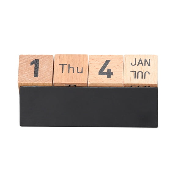 Desktop Calendar Desk Calendar Cube Calendar Creative Calendar Desk Ornament Block Calendar Desk Wood Calendar