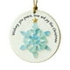 thumbnail image 1 of Sea Glass Christmas Tree Ornament with Miniature Beach Scene and Natural Sand for Holiday Decor, 1 of 2