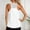 White, variant on Tank Top for Women Racerback Loose Fit Sleeveless Workout Tops (Dark Gray XXL)