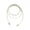 White, variant on Round PU Leather Rope Thin Waistband for Women Fashionable Waist Adorment Knotted Waist Strap for Decorative Coat Skirt