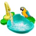 thumbnail image 4 of Automatic Bird Bath Toy with Faucet - Battery-Powered Plastic Bathing Tub for Birds and Small Pets, Non-Toxic Odorless Design, Fun Water Circulation Feature for Easy Bathing, Suitable for Bird Cages, 4 of 7