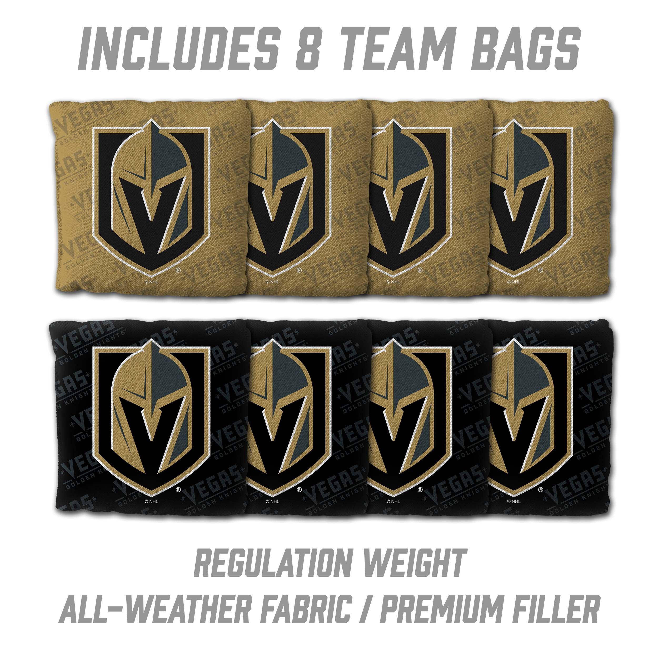 YouTheFan NHLVegas Golden Knights 2' x 4' Cornhole Game