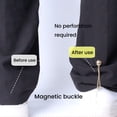 thumbnail image 6 of Magnetic Clothing Attachment Clips Trouser Leg Button Adjustable Pant Leg Clips Pin Quick Shirt Fasteners, 6 of 8