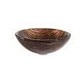 thumbnail image 4 of KRAUS Gaia Glass Vessel Sink in Brown with Ramus Faucet in Satin Nickel, 4 of 9