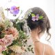 thumbnail image 3 of KAKOWELY 2 horquillas para el pelo con flores para tocado de playa, accesorios florales para el cabello con flores para festividades., 3 of 5