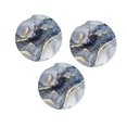 thumbnail image 4 of 3 posavasos absorbentes para tazas de té, decorativos, protectores de mesa, resistentes al calor, modernos Estilo A, 4 of 9