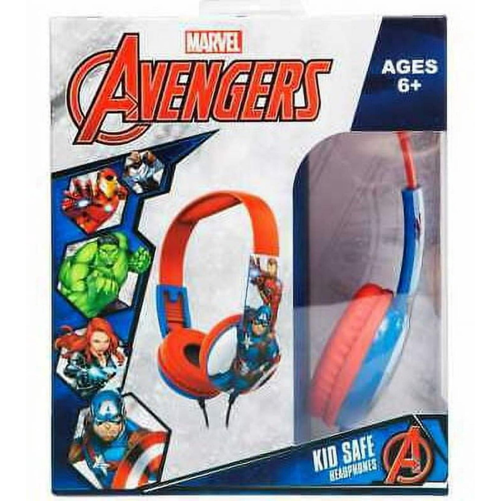 MARVEL AVENGERS KID SAFE HEADPHONES WITH VOLUME LIMITING TECHNOLOGY