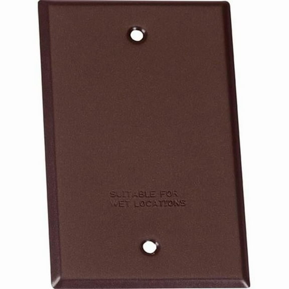 14240BR Bronze Weatherproof Blank Cover