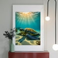thumbnail image 2 of Diamond Art Kits for Adults - 5d Sunlit Sea Turtle Underwater Scene Diamond Painting for Adults, Diamond Art for Adults Beginners, Diamond Painting Kits for Adults for Home Wall Decor, 2 of 7