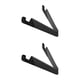 thumbnail image 1 of Sidaley Soporte de escritorio para teléfono portátil en forma de V, ajustable, plegable, tamaño de bolsillo, para y Negro 2piezas, 1 of 5